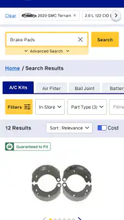 NAPA PROLink screenshot 3