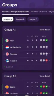 Nations League & Women's EURO screenshot 6