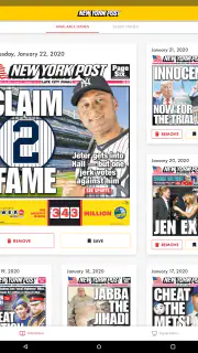 New York Post for Tablet screenshot 1