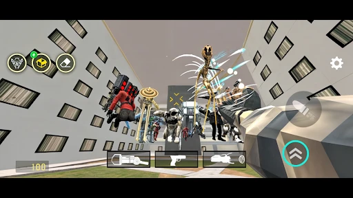 Nextbots In Playground mod screenshot