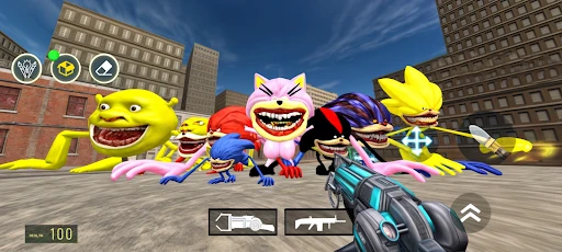 Nextbots In Playground mod screenshot