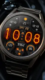 Nixie Digital - Wear OS Face screenshot 3
