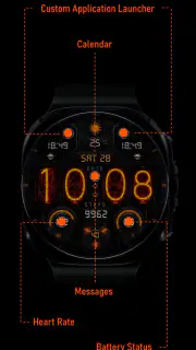 Nixie Digital - Wear OS Face screenshot 6
