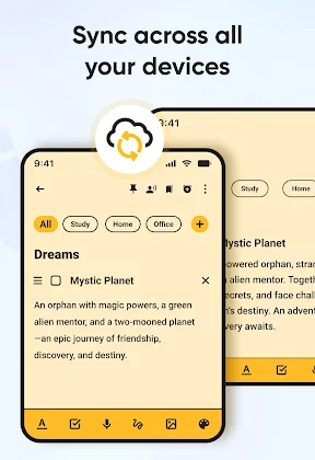 Notepad, Notebook, Notes app screenshot