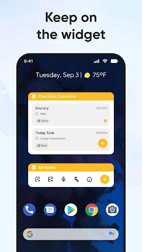 Notepad, Notebook, Notes app screenshot