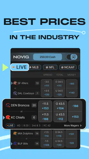 Novig screenshot
