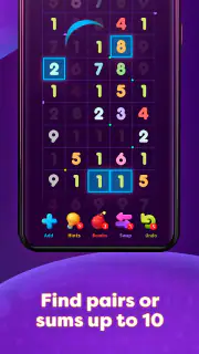 Numberzilla: Number Match Game screenshot 3