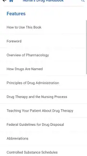 Nurse's Drug Handbook screenshot 4