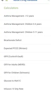 Nurse's Drug Handbook screenshot 6