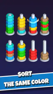 Nut Sort-Color Puzzle Game screenshot 1