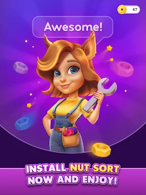 Nut Sort: Color Sorting Game screenshot
