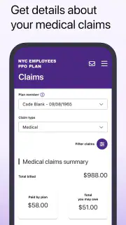 NYC Employees PPO Plan screenshot 4