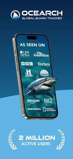 OCEARCH Shark Tracker™ screenshot