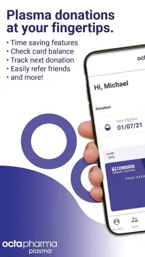 OctaApp – Donate Blood Plasma! screenshot