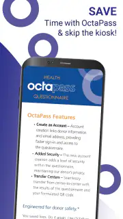 OctaApp – Donate Blood Plasma! screenshot 5