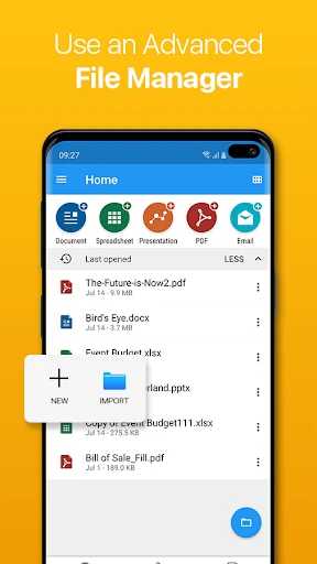 OfficeSuite Pro + PDF screenshot