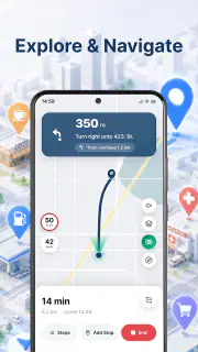 Offline Maps & AI Trip Planner screenshot 1
