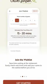 Olive Garden Italian Kitchen screenshot 2