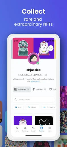 OpenSea: NFT marketplace screenshot