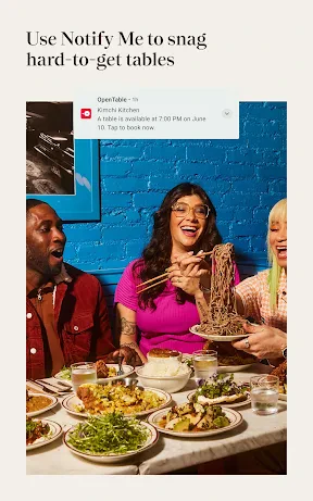 OpenTable screenshot