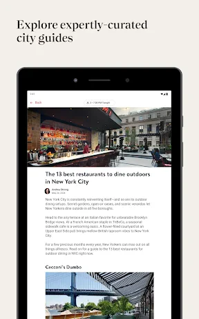 OpenTable screenshot