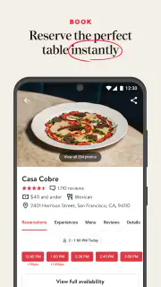 OpenTable screenshot 3