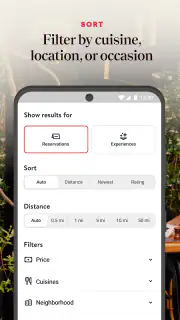 OpenTable screenshot 5