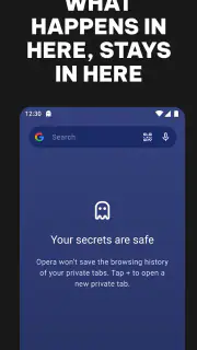 Opera: Private Web Browser screenshot 4