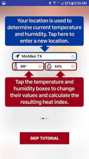 OSHA NIOSH Heat Safety Tool screenshot 2