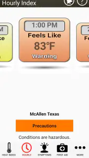 OSHA NIOSH Heat Safety Tool screenshot 8