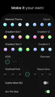 Outlined Watch Face screenshot 5