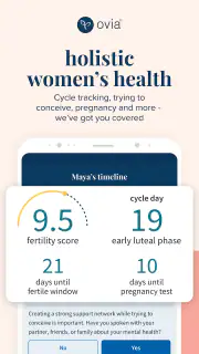 Ovia Cycle & Pregnancy Tracker screenshot 1