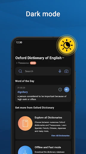 Oxford Dictionary & Thesaurus screenshot