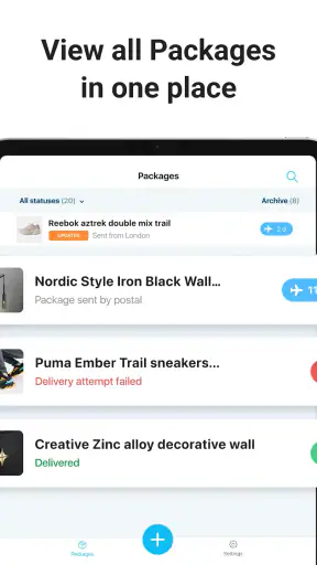Package Tracker - pkge Mobile - Free APK Download - ViaAPK
