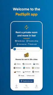 PadSplit: Rooms for rent screenshot 1