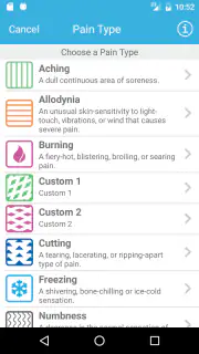 Pain Tracker & Diary screenshot 2