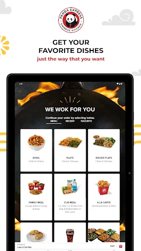 Panda Express screenshot