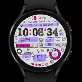 Paper of Time - Watch Face screenshot 8
