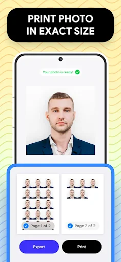 Passport Photo: ID Photo Print screenshot