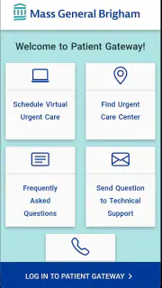 Patient Gateway screenshot 1