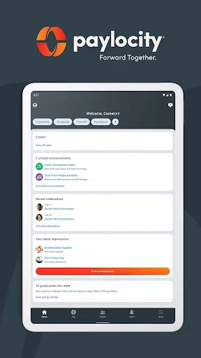 Paylocity screenshot