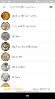PCGS CoinFacts - U.S. Coin Val screenshot 8