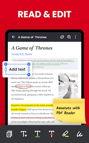 PDF Reader - PDF Editor screenshot