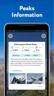 PeakVisor - 3D Maps & Peaks ID screenshot 4
