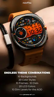 PER12 Digital Watch Face screenshot 2
