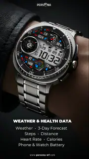 PER12 Digital Watch Face screenshot 3