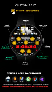 PER27 Digital Watch Face screenshot 5