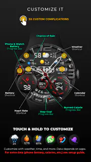 PER32 Ultra Hybrid Watch Face screenshot 5