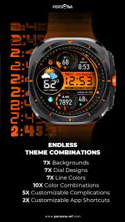 PER9 Sport Watch Face Mesa screenshot 3