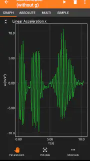 phyphox screenshot 3